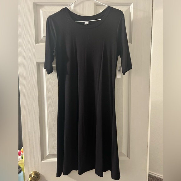 Black quarter sleeve dress - Picture 2 of 2